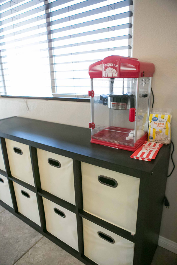 Individual storage bins