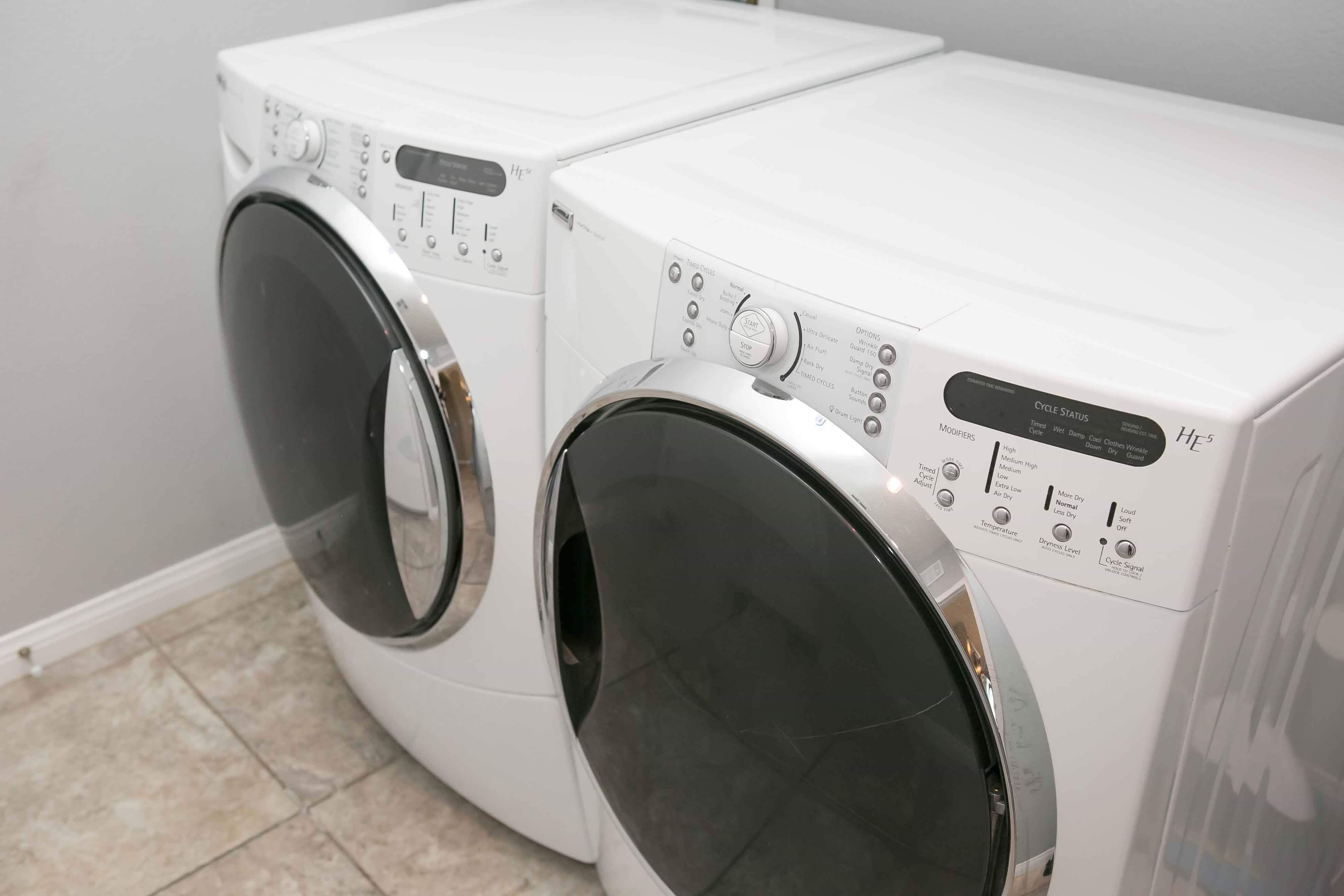 washer and dryer - Laundry room